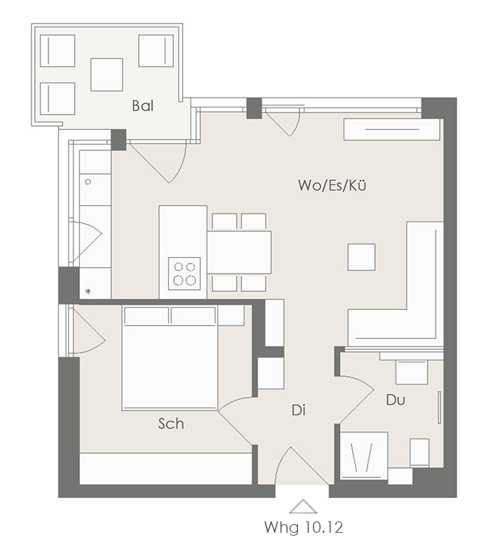 Wohnung Plan