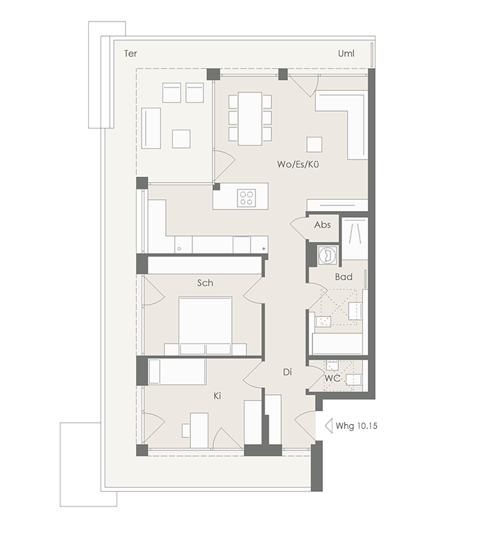 Wohnung Plan