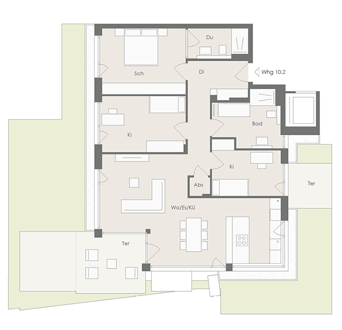 Wohnung Plan