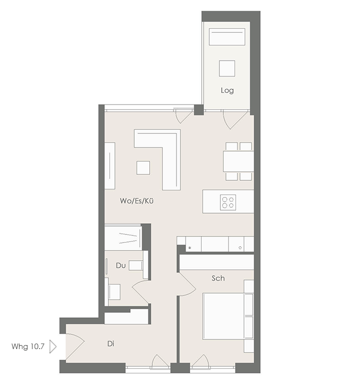 Wohnung Plan