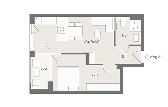 Wohnung Plan