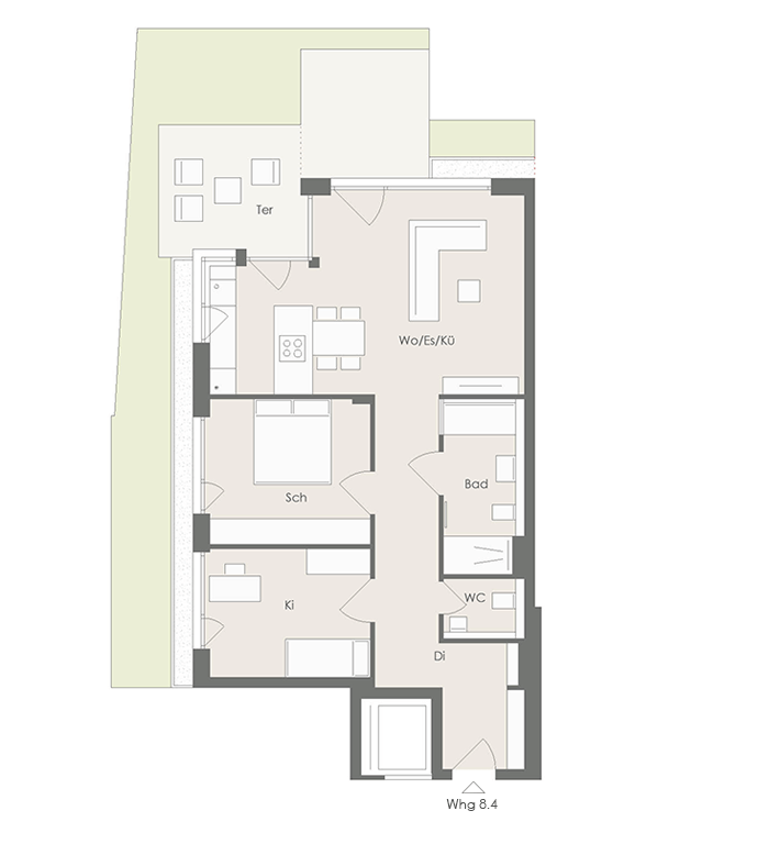 Wohnung Plan