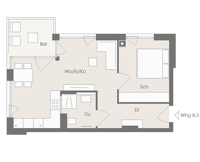 Wohnung Plan