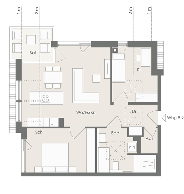 Wohnung Plan