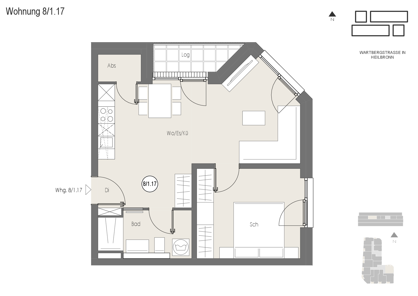 Wohnung Plan