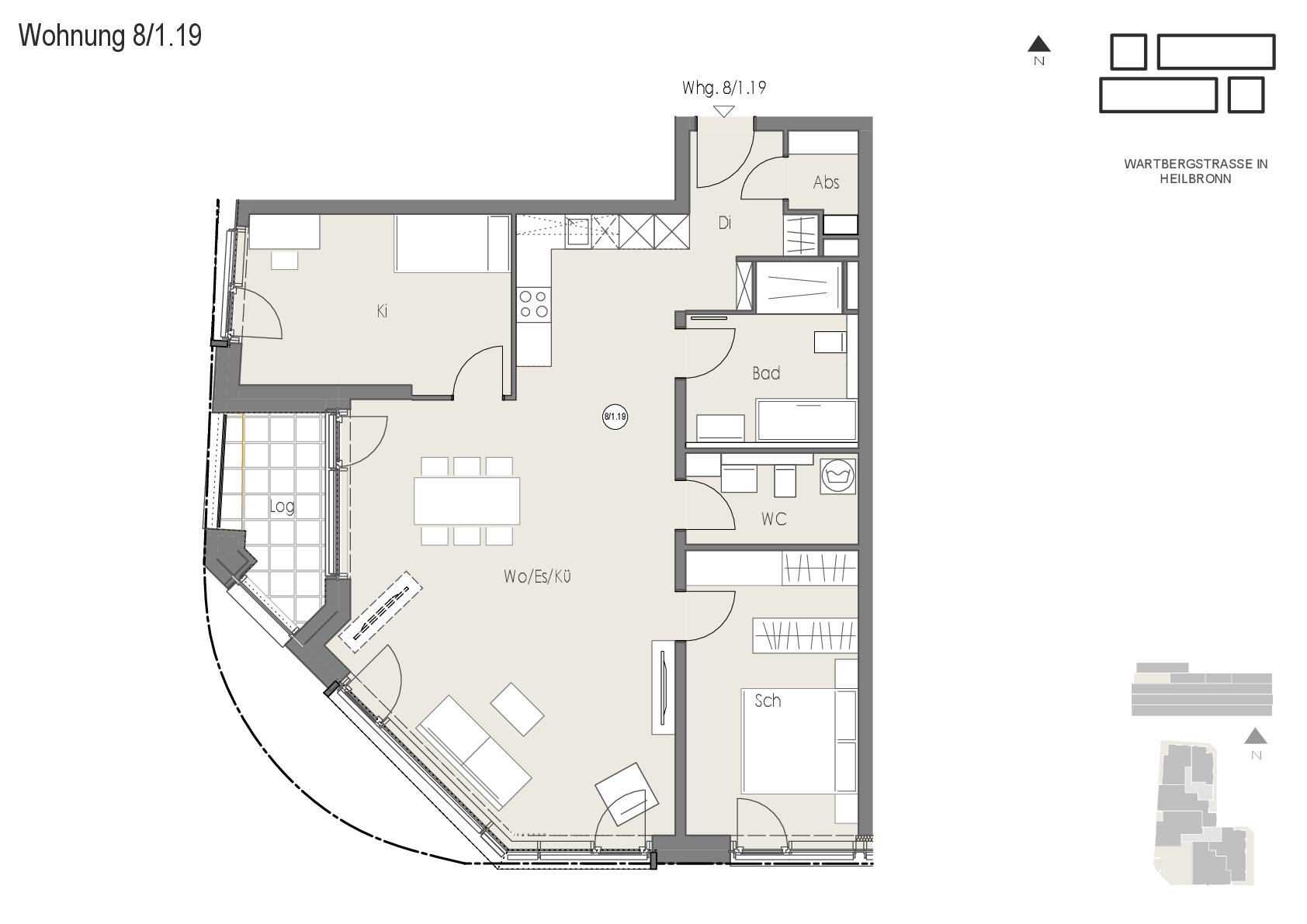 Wohnung Plan