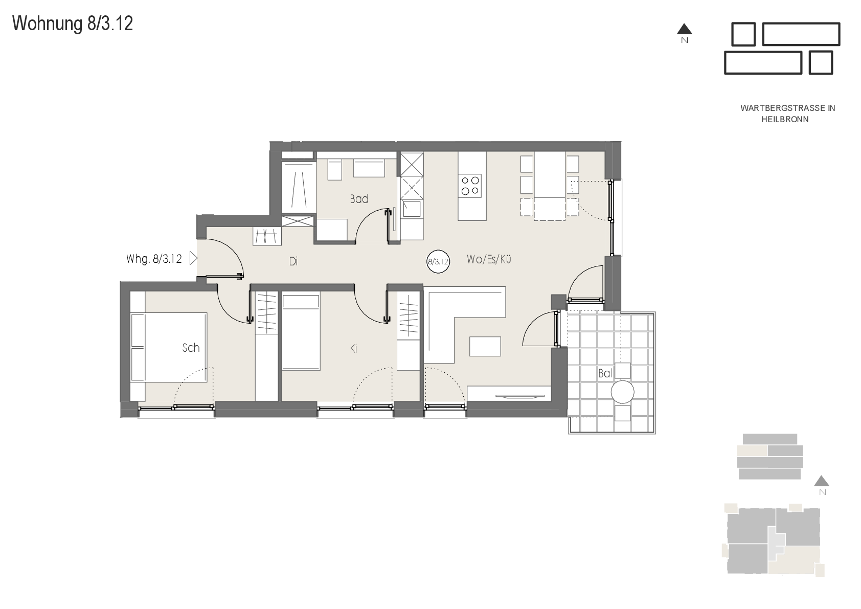 Wohnung Plan