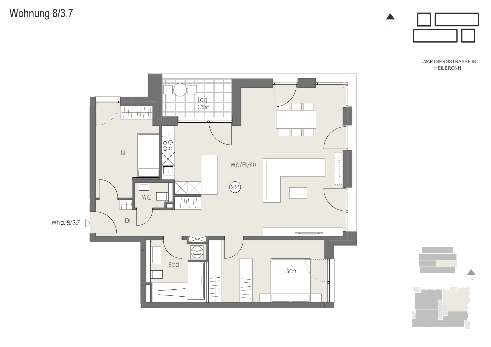 Wohnung Plan