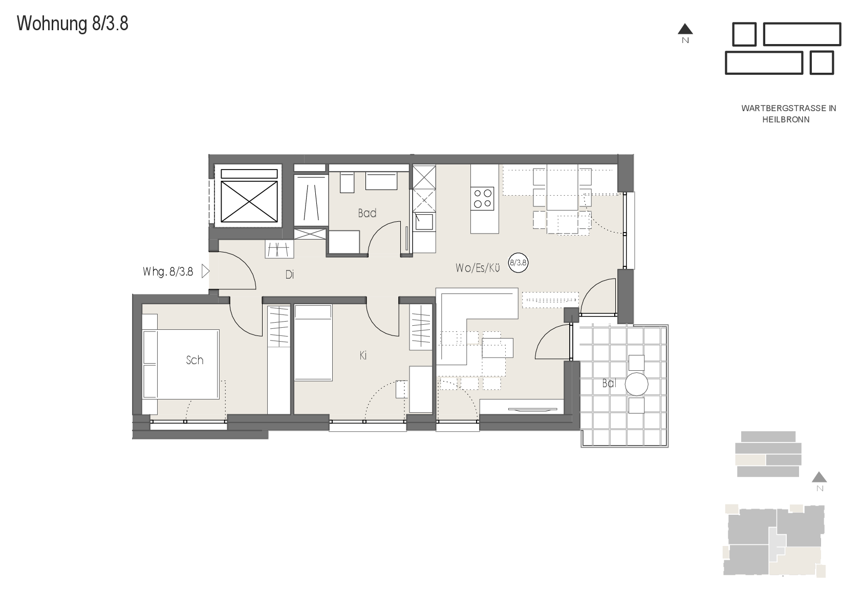 Wohnung Plan