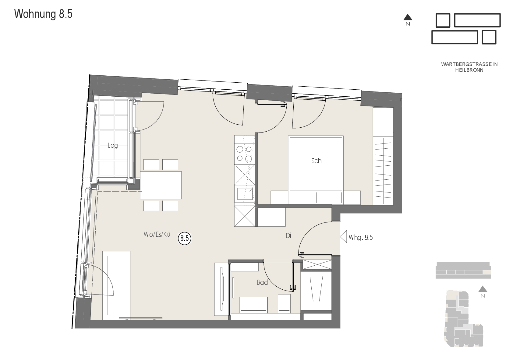 Wohnung Plan