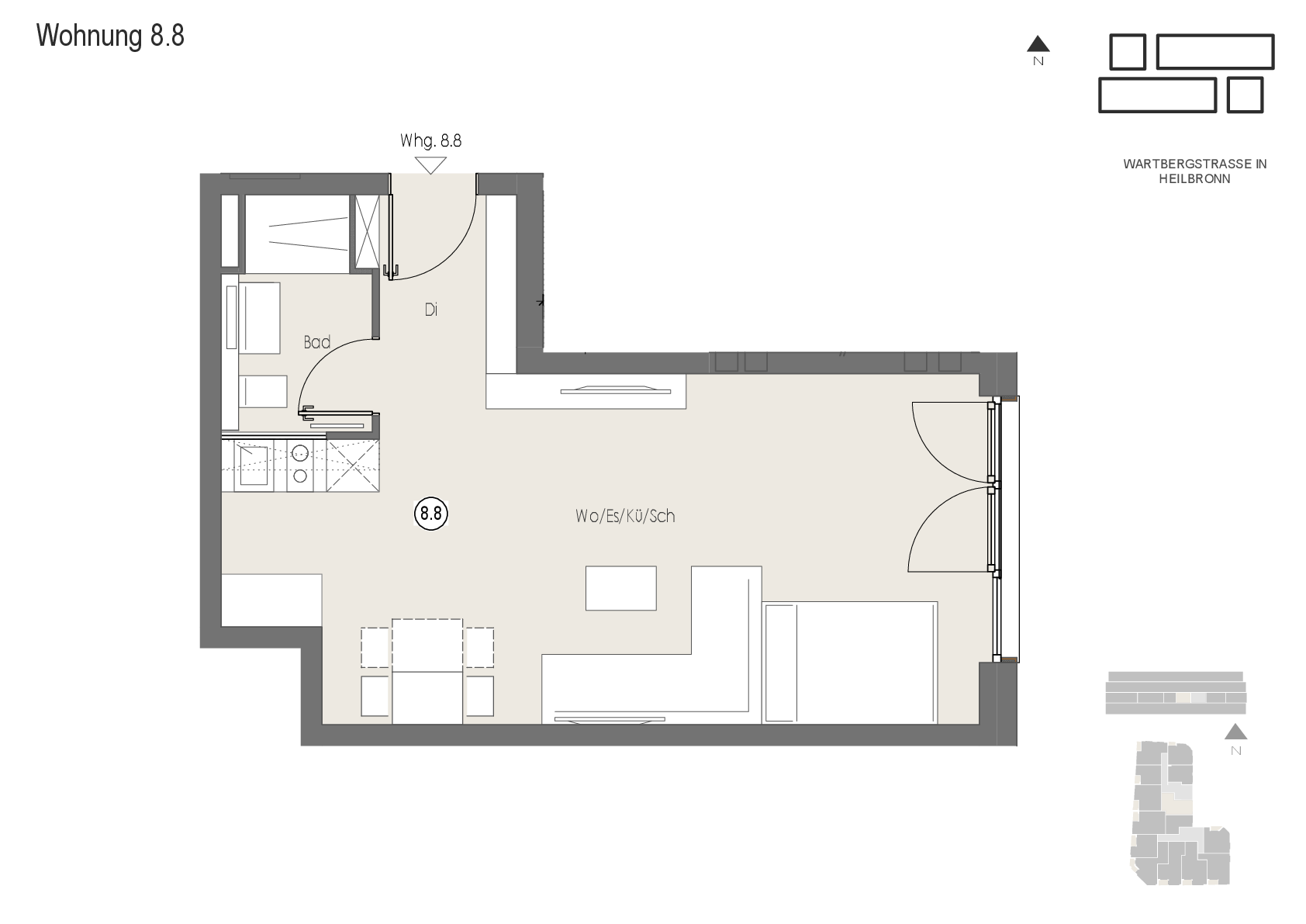 Wohnung Plan