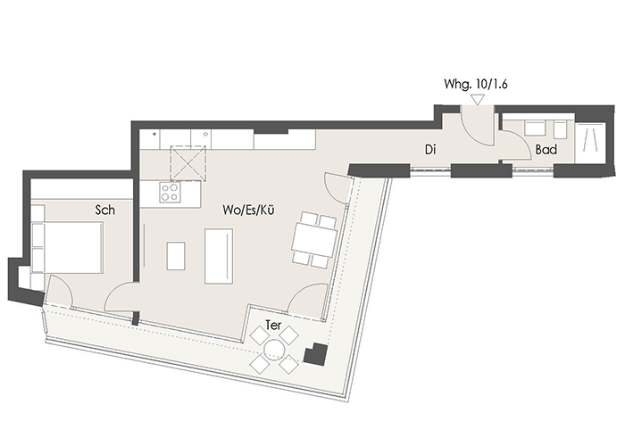 Wohnung Plan