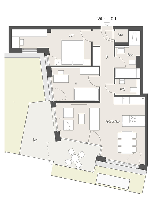 Wohnung Plan