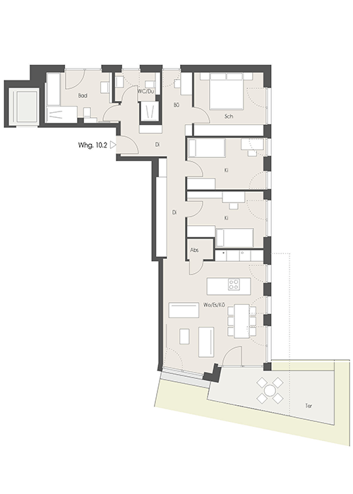 Wohnung Plan