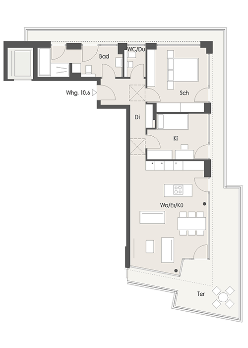 Wohnung Plan