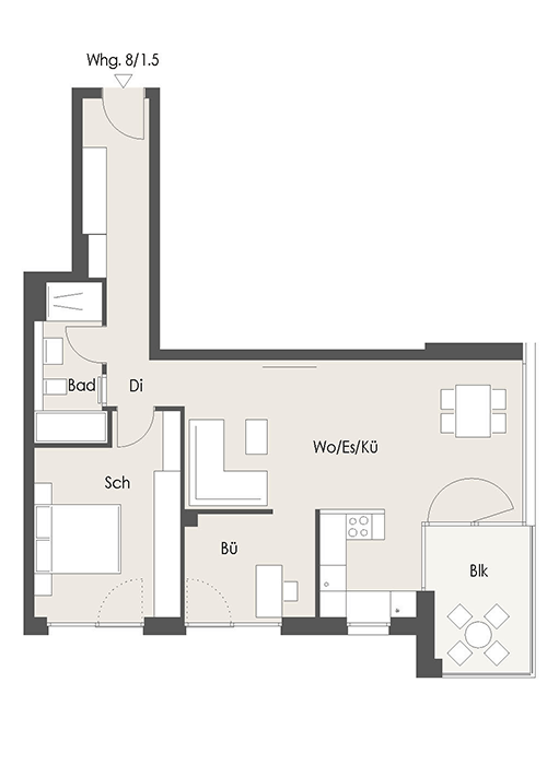 Wohnung Plan