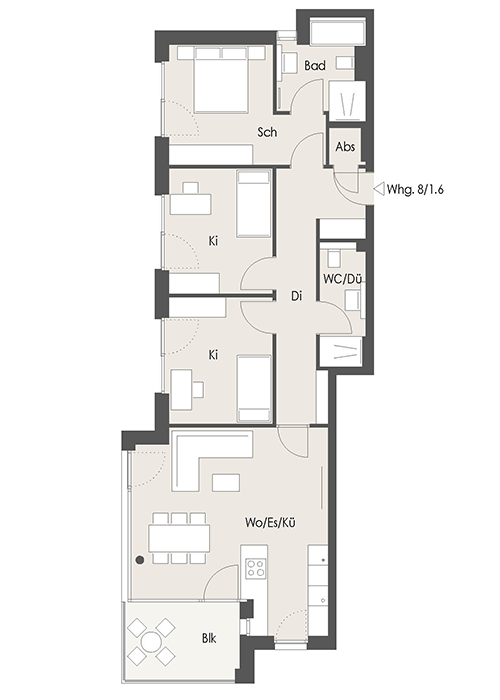 Wohnung Plan