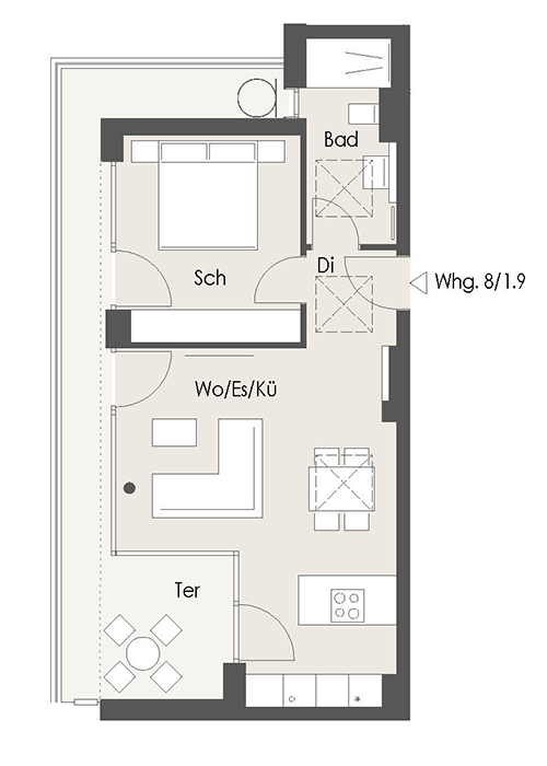 Wohnung Plan