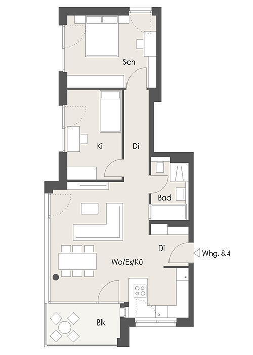 Wohnung Plan