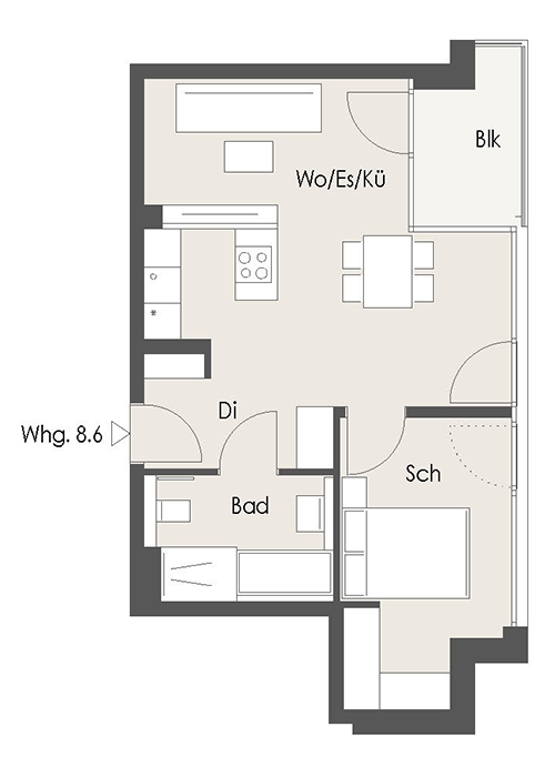 Wohnung Plan