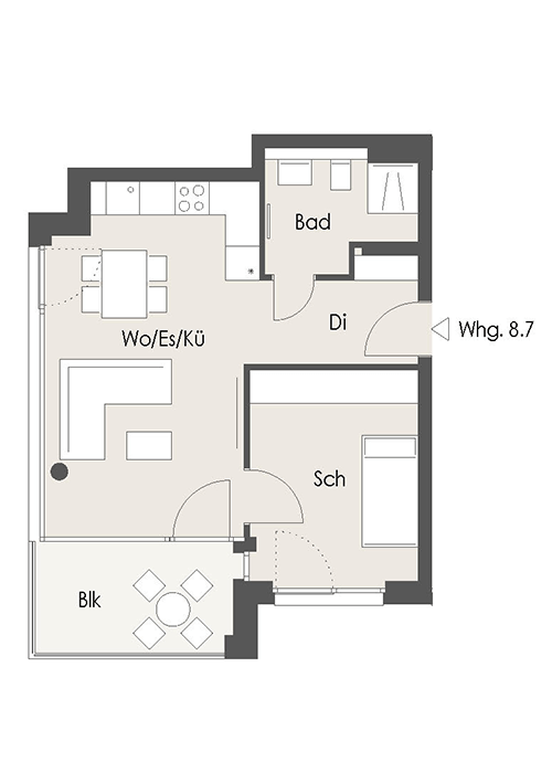 Wohnung Plan