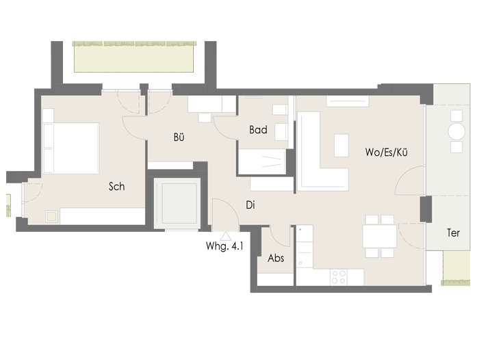 Wohnung Plan