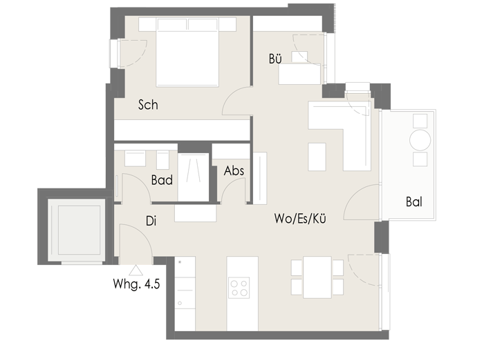 Wohnung Plan