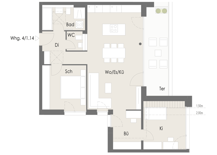 Wohnung Plan