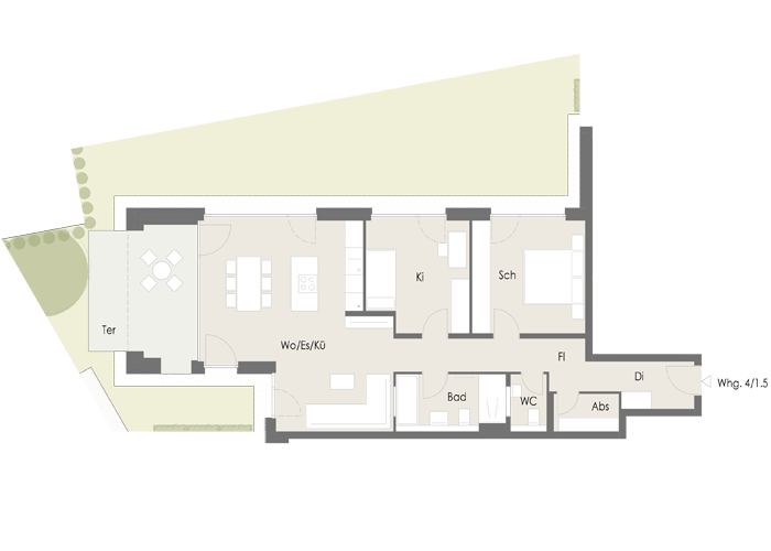 Wohnung Plan