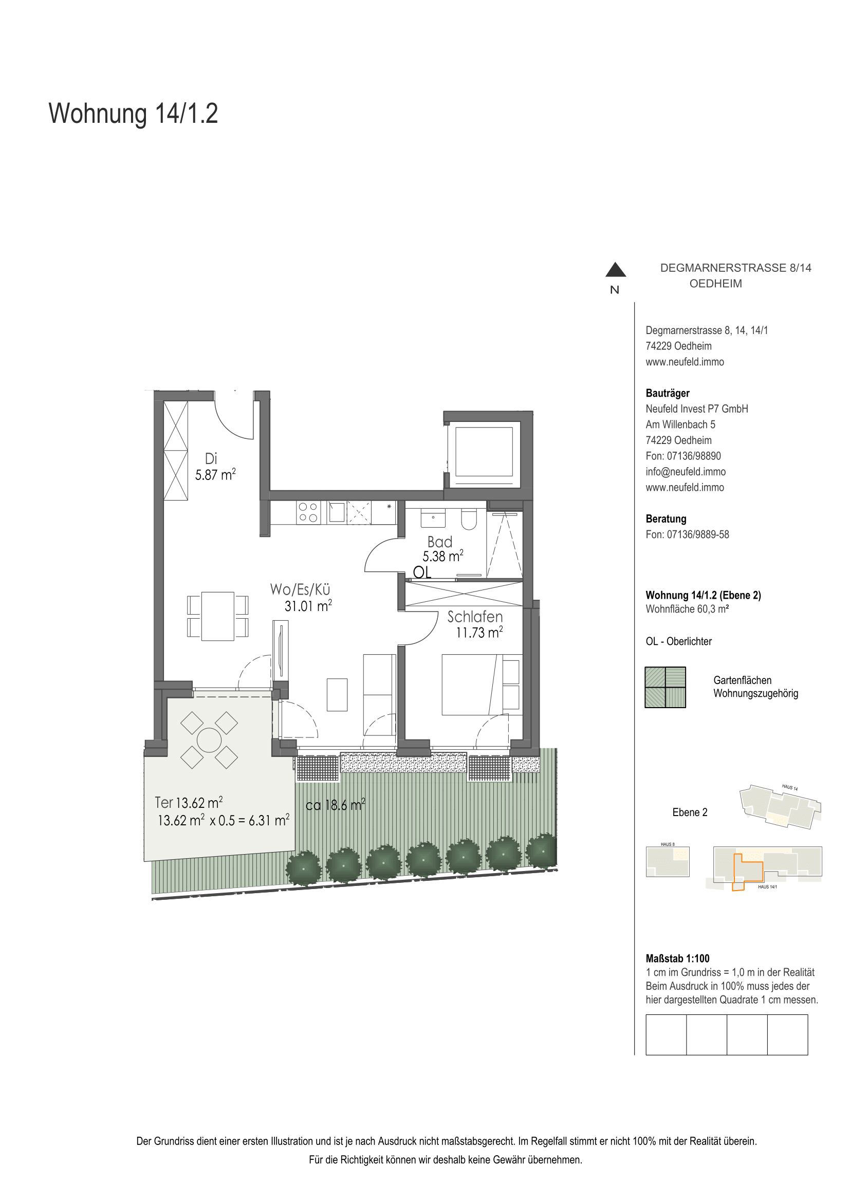 Wohnung Plan