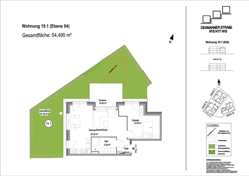 Wohnung Plan