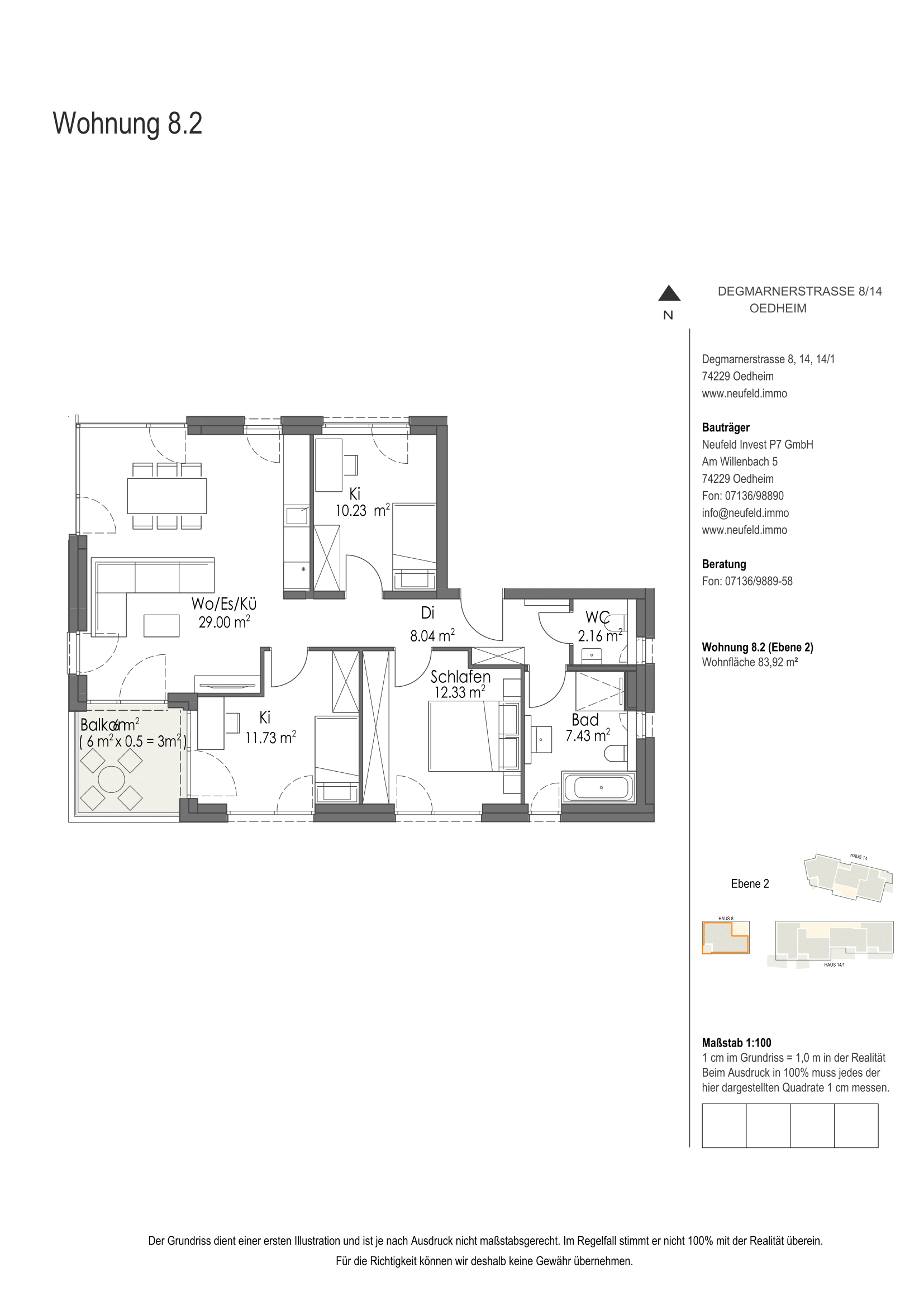 Wohnung Plan